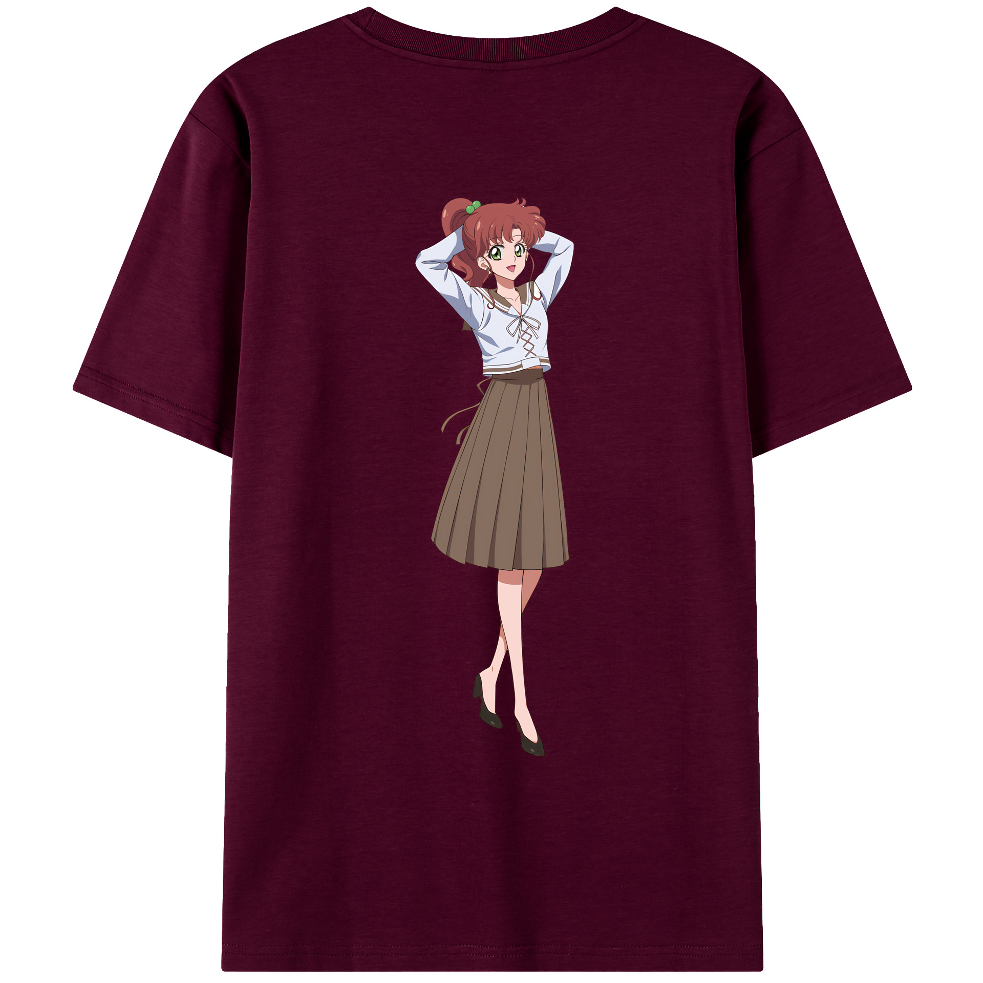 （画像用） 美少女戦士セーラームーン 木野 まこと きの まこと Sailor Moon Kino Makoto （セーラージュピター；Sailor Jupiter） レディース半袖Tシャツ(バックプリント)